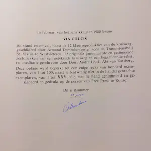 Armand Demeulemeester - Via Crucis kopen? Bied vanaf 75!