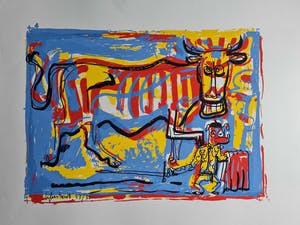 Peter Klashorst - Lot van 4 zeefdrukken - gesigneerd kopen? Bied vanaf 1!