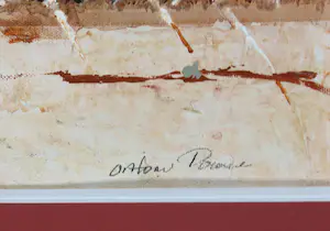 Antonio Poioumen - Gemengde techniek op doek, Onder de oppervlakte - Ingelijst kopen? Bied vanaf 80!