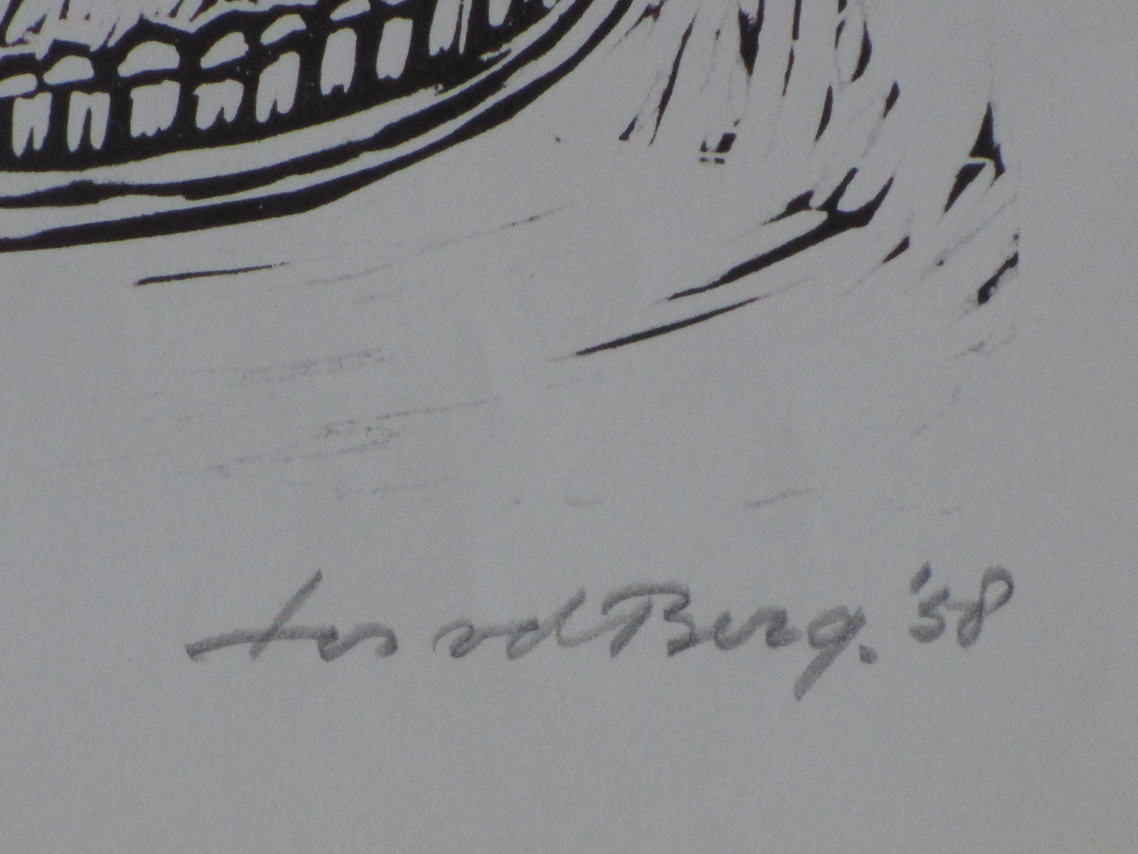 Jos van den Berg - Nice - Linosnede kopen? Bied vanaf 25!