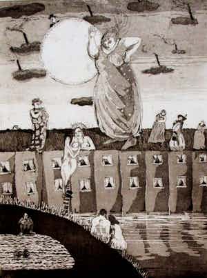 Diana Lekkerkerker - Ets - 1972 verkocht voor € 49!