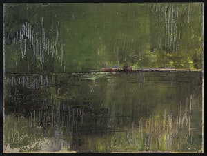 Jolande Weekhout - Olieverf op doek, Drieluik abstract landschap kopen? Bied vanaf 1!