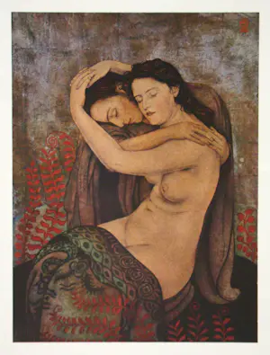 Walter Sauer - Tendresse - Chromotypografie - 1930 - Gesigneerd en gedateerd kopen? Bied vanaf 180!