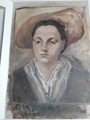 Rient van Santen - Olieverf op doek, Coll Bergsma kopen? Bied vanaf 40!