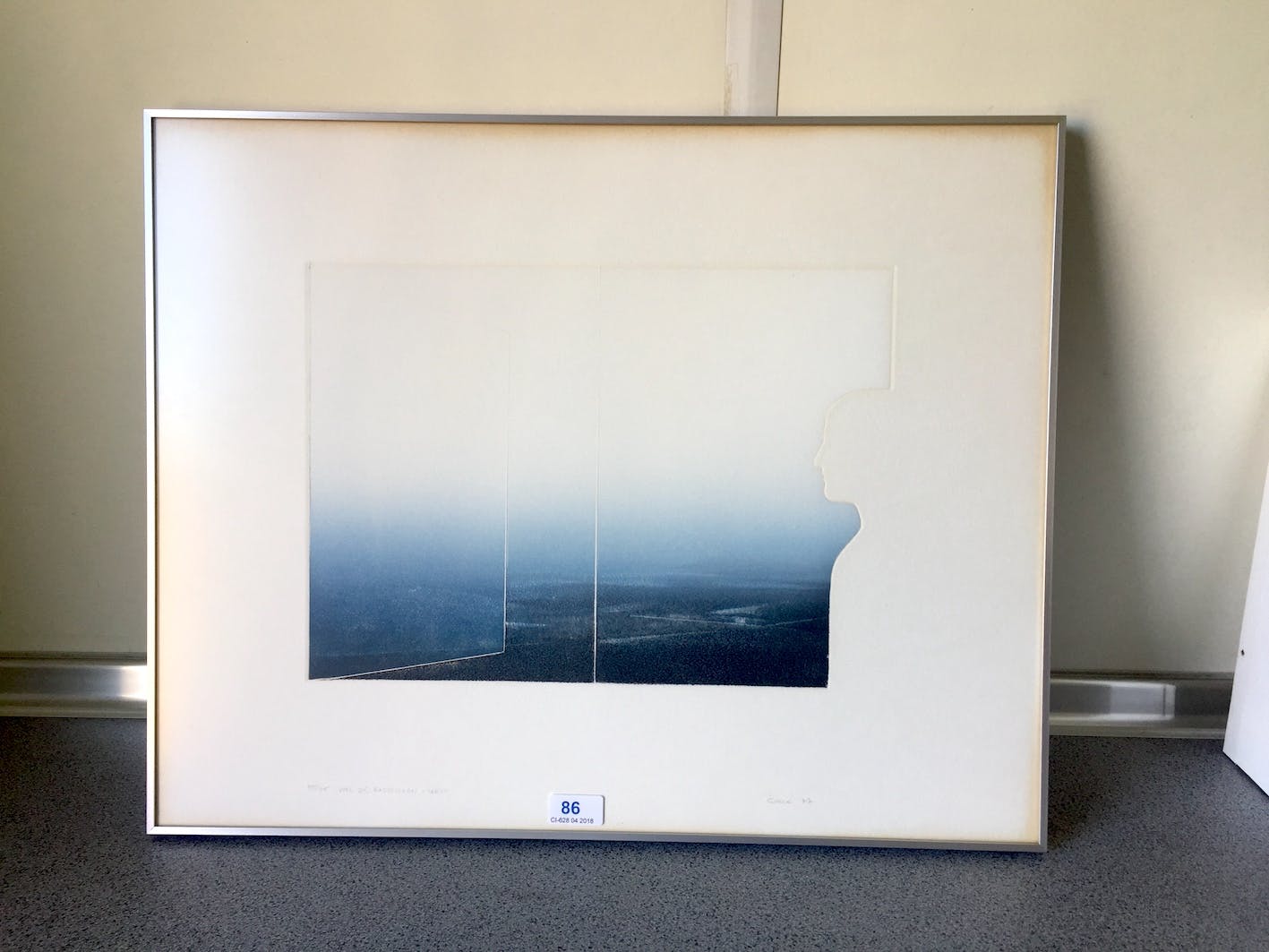 Elmar Gille - Reliefdruk, Ingelijst kopen? Bied vanaf 70!