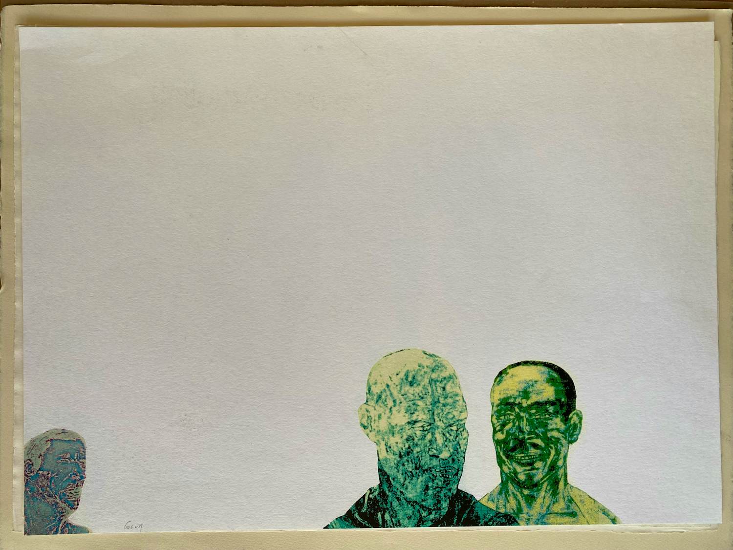 Leon Golub - Lot van 9 grafische werken (o.a. Golub, Einhoff, Kressel, Merz) kopen? Bied vanaf 60!