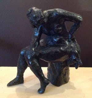 Hans Bayens - Zittend naakt kopen? Bied vanaf 950!