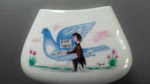 Rosenthal - vaasje met decoratie van Peynet verkocht voor € 23!