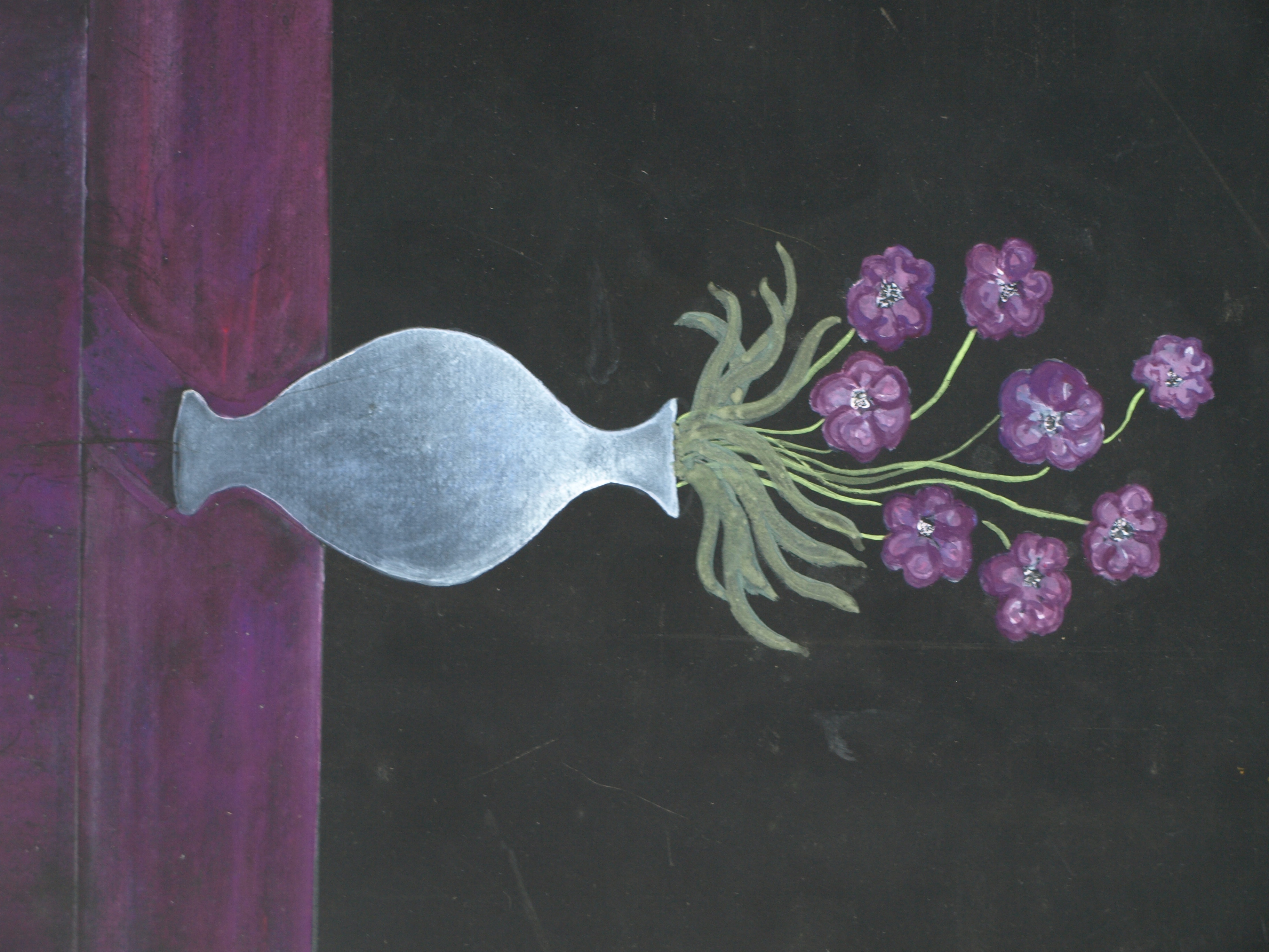 Bernard Canter - Bloemen in een vaas , Bloemstilleven - Olieverf op karton – ca 1940 kopen? Bied vanaf 30!