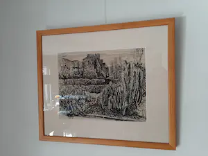 Herman Bieling - Inkttekening Ruïne Marrakech Marokko kopen? Bied vanaf 75!