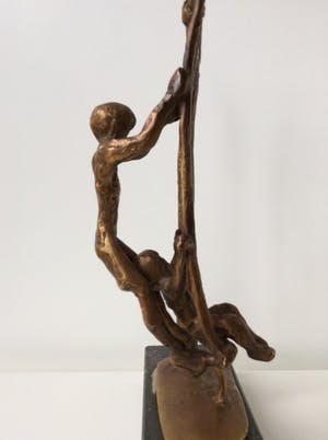 Brons (Onbekend) - Spelende figuren - brons op voet kopen? Bied vanaf 95!