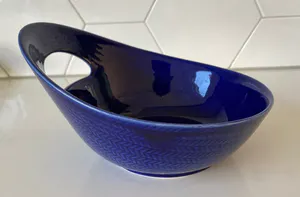 Rorstrand - Blauwe schaal Blå Eld (Blauw Vuur) ontworpen door Hertha Bengtson in 1951 kopen? Bied vanaf 1!