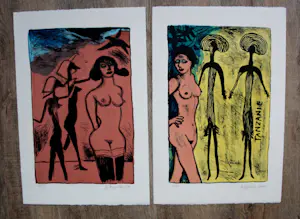 Corneille - Portfolio Préhistoire Histoires: 7 gesigneerde litho's - 2000 kopen? Bied vanaf 1550!