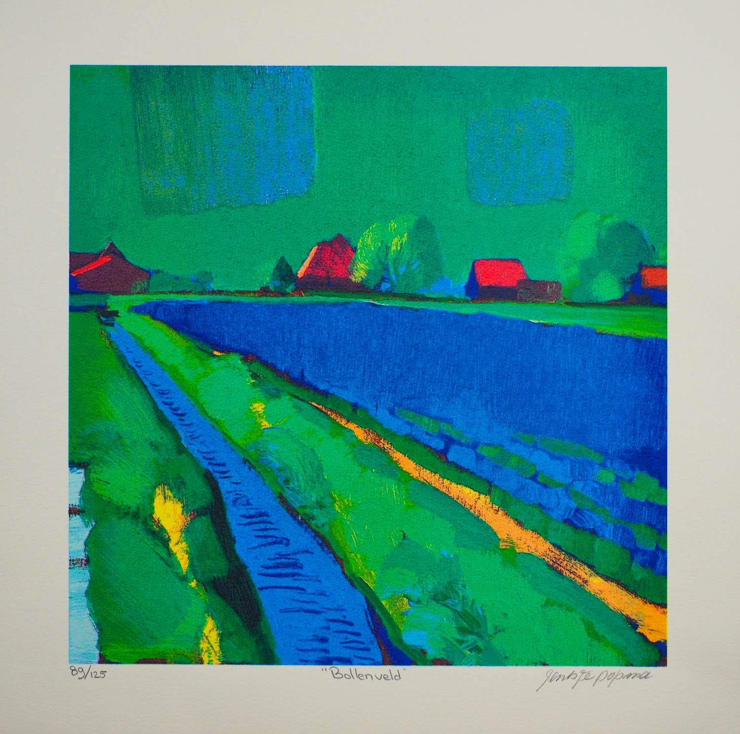 Jentsje Popma - Bollenveld verkocht voor € 100!