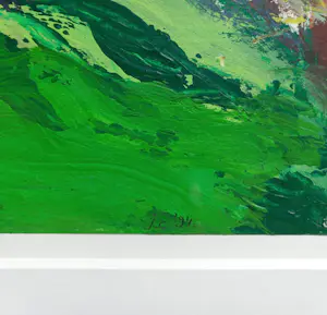 Jan Commandeur - Abstracte compositie, olieverf op karton (mooi ingelijst) kopen? Bied vanaf 295!
