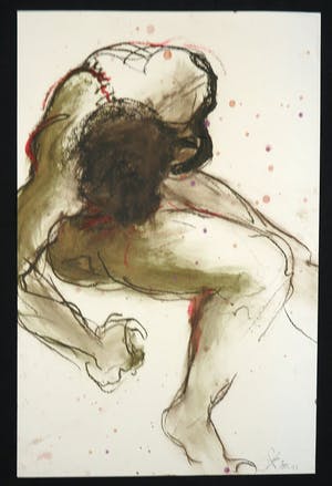 Franscz Witte - Gemengde techniek, Zonder titel kopen? Bied vanaf 1!