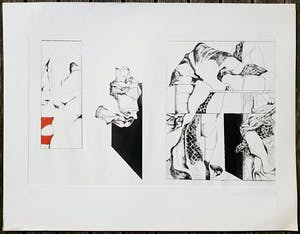 Gerti Bierenbroodspot - Labyrinth, ets - Zonder lijst maar met titel! kopen? Bied vanaf 1!