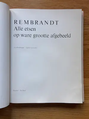 Rembrandt van Rijn - Alle etsen van Rembrandt van Rijn, afgebeeld op ware grootte kopen? Bied vanaf 20!