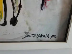 Jan te Wierik - schilderij op board, handgesigneerd en ingelijst kopen? Bied vanaf 1200!