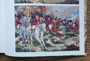 Rob Scholte - "Slipjacht" - Embroidery - 79 x 109 x 4 cm - Achterzijde gesigneerd - 2005 kopen? Bied vanaf 650!