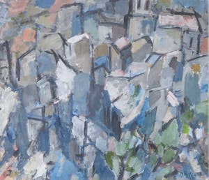 Anton Buytendijk - Gouache, Kubistische voorstelling - Ingelijst kopen? Bied vanaf 100!