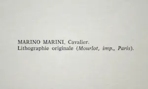 Marino Marini - Cavalier - Originele lithografie - 1967 - Mourlot kopen? Bied vanaf 120!