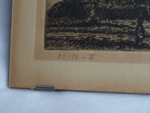 Jan Poortenaar - 2 x Ets , Molen en Kasteel – gesigneerd – ca 1930 kopen? Bied vanaf 35!