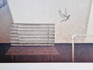 Martin Ware - Grote magisch realisme Ets/Aquatint "sails 6" - oplage 100 ex - gesigneerd kopen? Bied vanaf 41!