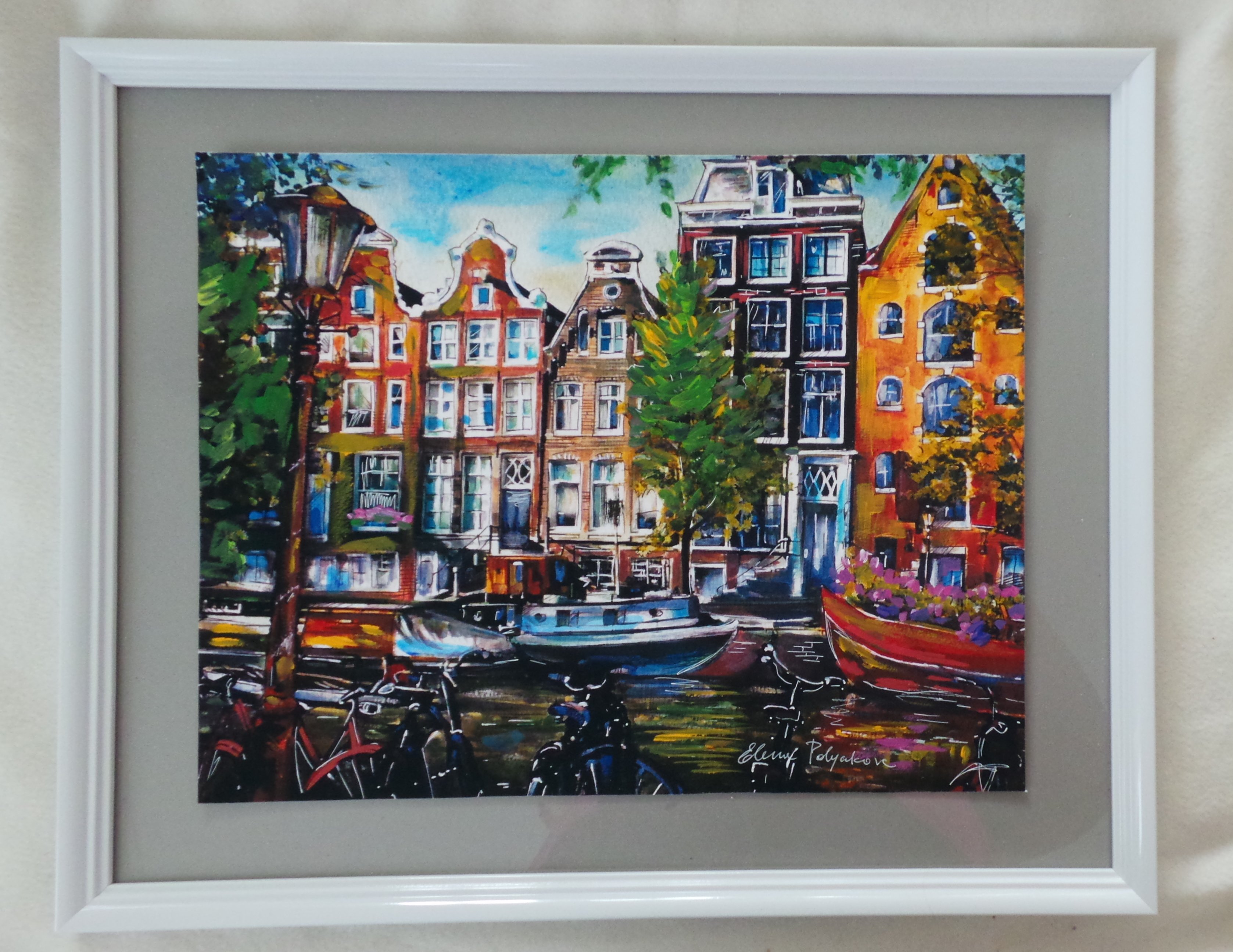 Elena Polyakova - Amsterdam in de zomer kopen? Bied vanaf 165!