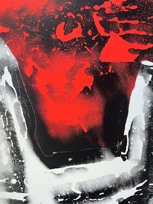 Buy Fred Thieler - Signiertes und datiertes Original Ausstellungsplakat von 1977 mit Farblitho? Bid from 190!