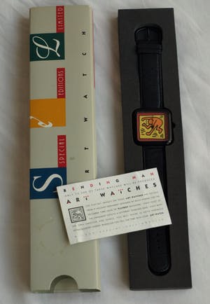 Keith Haring - Horloge “Bending Man” – in originele doosje kopen? Bied vanaf 1!