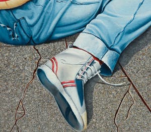 Wim Mast de Gooijer - Olieverf op doek, Spectator - Ingelijst kopen? Bied vanaf 400!