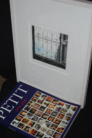 Wim Bettenhausen - Corfu - kleurets - aankoop Galerie Petit - zuurvrije inlijsting - incl boek - kopen? Bied vanaf 80!