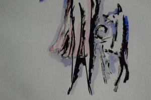 Kees van Dongen - Pochoir - Vrouw met hond - 1925 kopen? Bied vanaf 300!