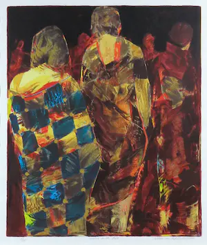 Willem van Scheijndel - Zeefdruk, Going to the ball - Ingelijst kopen? Bied vanaf 1!