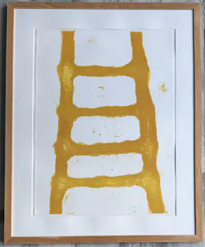 Armando - handgesigneerde kleurenlitho | 'Der Leiter' | 1993 kopen? Bied vanaf 600!