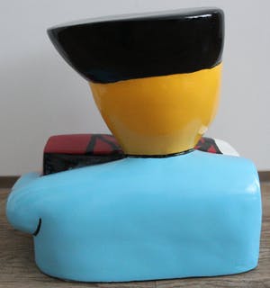 Herman Brood - Handbeschilderd 3D beeld: Accordionist (31 cm, met handgesigneerd certificaat) kopen? Bied vanaf 299!