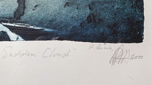 Ad Arma - Ets: 'Sudden cloud' - Ingelijst (Zeer groot) kopen? Bied vanaf 195!