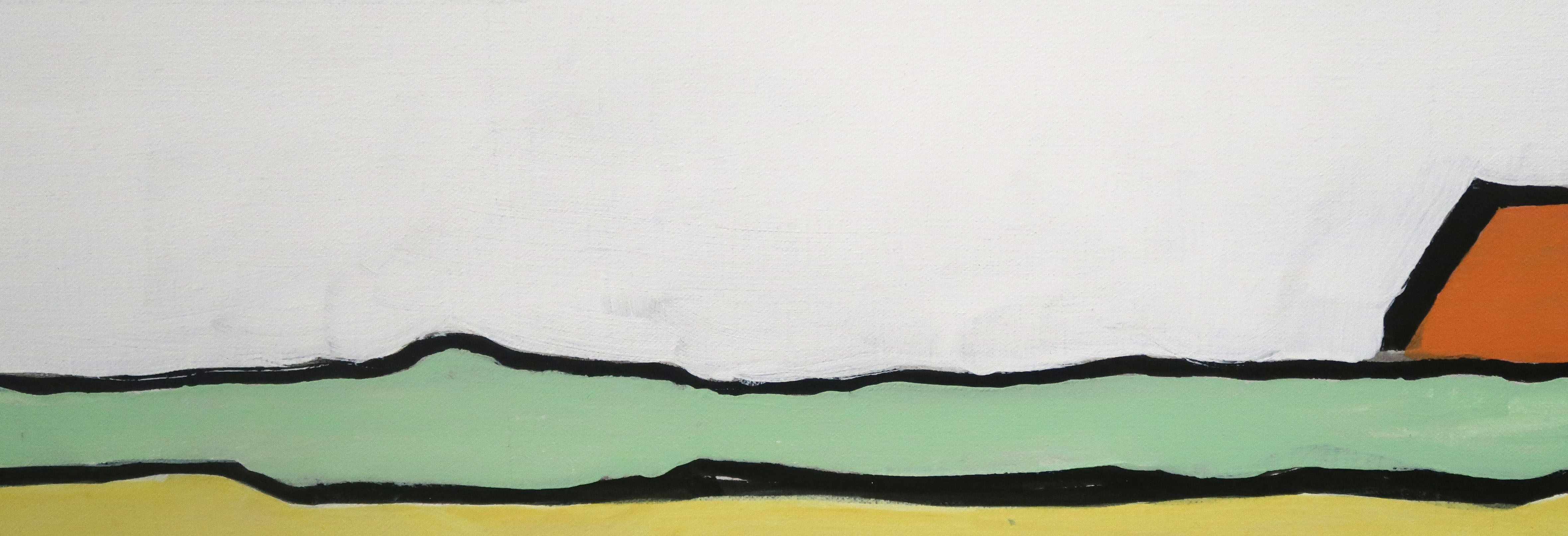 Paul Overhaus - Olieverf op doek, vijfluik Panorama Noord-Holland (Uitzonderlijk groot!) kopen? Bied vanaf 600!