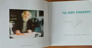 Ru van Rossem - Leeuwenpaar – Sepia krijttekening + gesigneerd boek kopen? Bied vanaf 90!