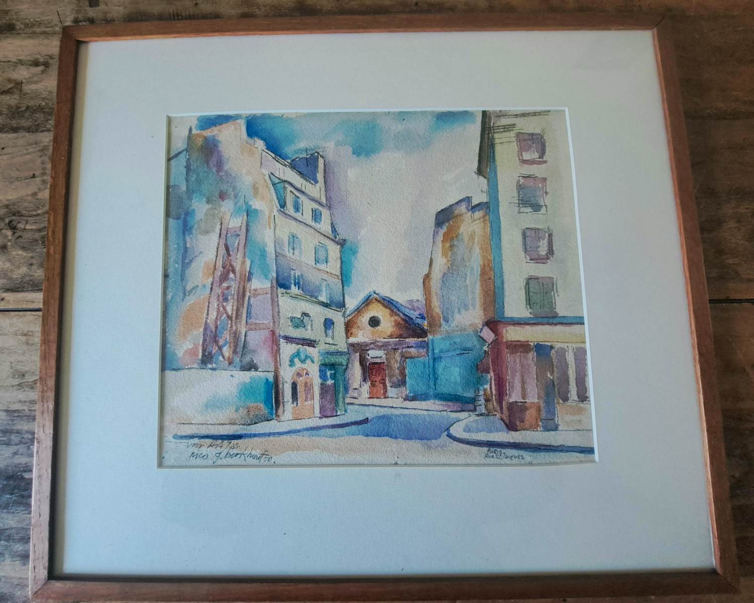 Nico Berkhout - Parijs - Rue st. Jacques . kopen? Bied vanaf 175!