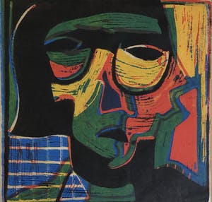 Piet Wiegman (II) - Houtsnede op Japans papier, gesigneerd met potlood kopen? Bied vanaf 50!