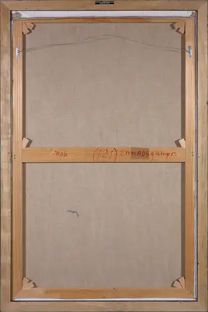 Willem Claassen - Acryl op doek, Emmaüsgangers - Ingelijst (Groot formaat!) kopen? Bied vanaf 1!