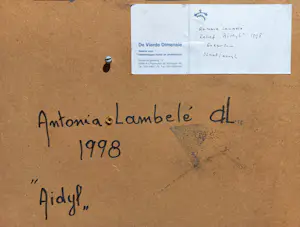 AcheterAntonia Lambelé - Aidyl, reliëf van acrylverf/staal op paneel? Enchérissez de 395!