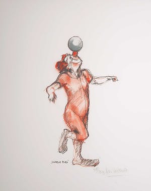 Kees Verkade - Litho, Charlie Rivel kopen? Bied vanaf 10!