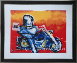 Herman Brood - 'Fat boy' - Nieuw ingelijst (Groot) kopen? Bied vanaf 695!