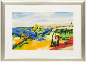 Willem Brauck - Zeefdruk, Parfumes de Provence (Groot) - Ingelijst kopen? Bied vanaf 100!