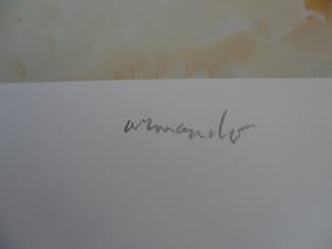 Armando - Kleuren Giclee. Titel, "Weisse Gestaltung". Hand gesigneerd SLECHTS 30 EX!!! kopen? Bied vanaf 70!