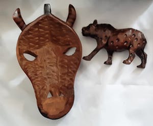 Niet of onleesbaar gesigneerd - Congo figuren x 6 kopen? Bied vanaf 10!