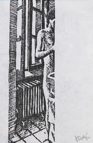 Herman Gordijn - Linosnede op Japans papier, Zonder titel kopen? Bied vanaf 30!